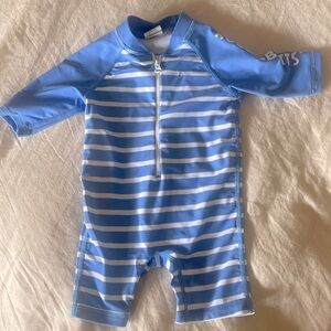 Rugged Butts 0-3 one piece rash guard swimsuit